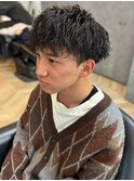 ツイストスパイラルパーマ 束感 ツーブロック マッシュ【札幌】