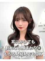 前髪顔まわり韓国ヘアレイヤーカットサイドバンク2wayバンク韓国