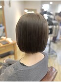 natural仙台駅前店 透明感カラー ミニボブ