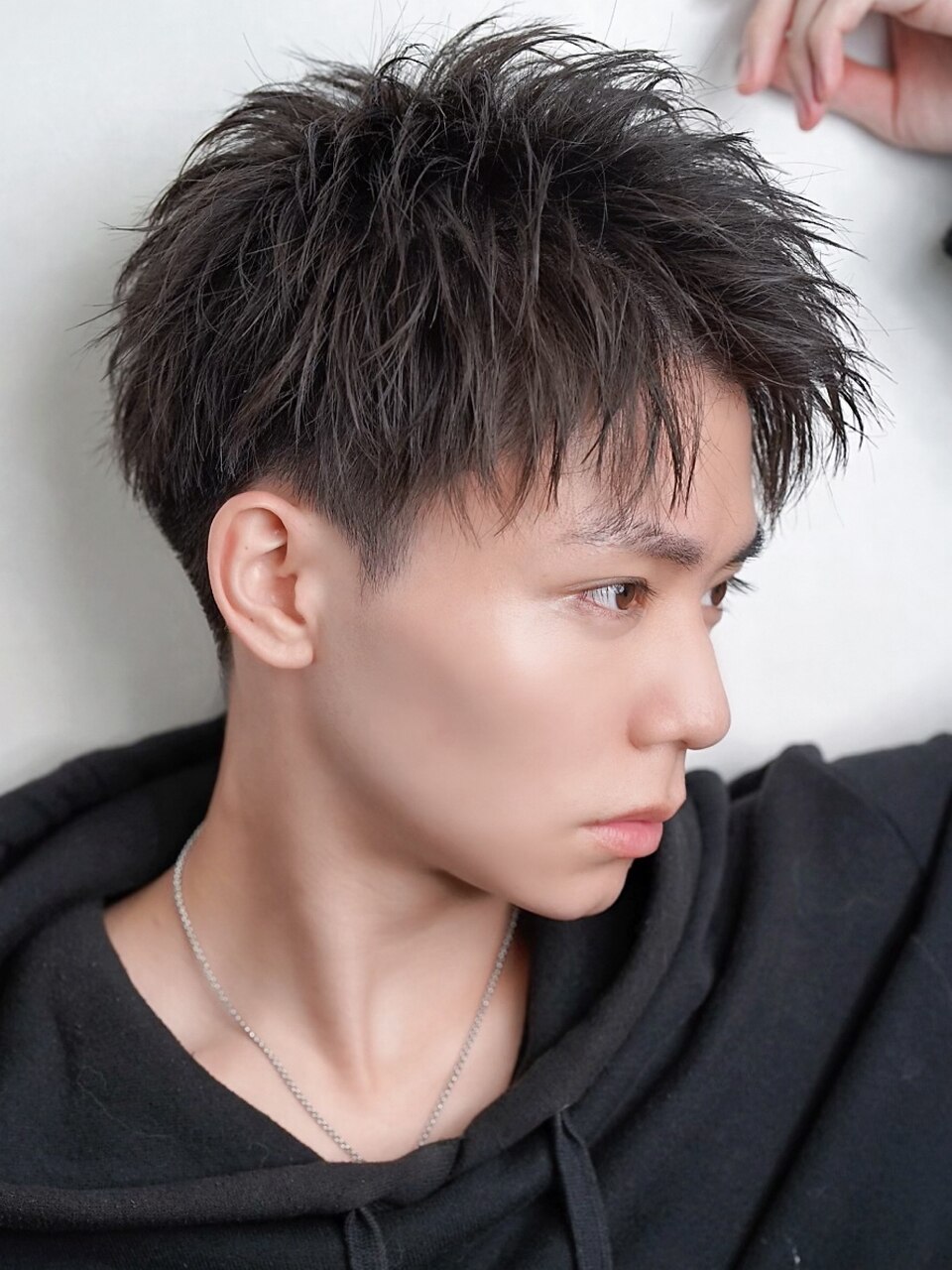 爽やかツーブロック【ナチュラルハーフアップショート】：L250152420