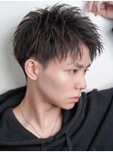 爽やかツーブロック【ナチュラルハーフアップショート】