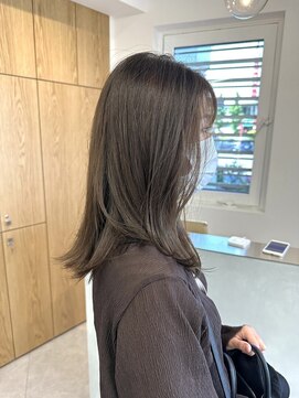 ソワ 北千住(soi) ホワイトグレージュ_ミニウルフ_チェリーブラウン