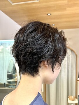 ロンドアジュール 横浜(Lond azur) ★後頭部のぺたんこが気になる方はショートにパーマがおすすめ