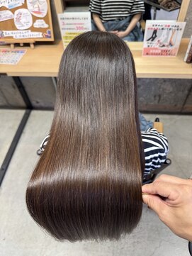 リタ 枚方(Rita) 大人可愛い◎縮毛矯正髪質改善ロング秋色