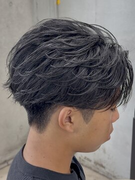 エデアンホンテン メンズサロン(EDEAN 本店 （旧：EDEAN 上通）) フェザーショートフェザーパーマセンターパート熊本メンズカット