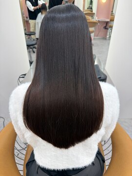 ロンド ブランシュ 錦糸町北口(Lond blanche) ●オリーブグレー/レイヤーカット/クラゲヘア/顔周り/