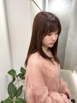 ノーマン(norman) レイヤー/髪質改善/縮毛矯正/ピンク/30代/40代