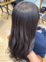 ユニ バイ マグ 長野店(Uni.by Mag)&nbsp;ブリーチなし暗め透明感カラーグレージュレイヤーカット