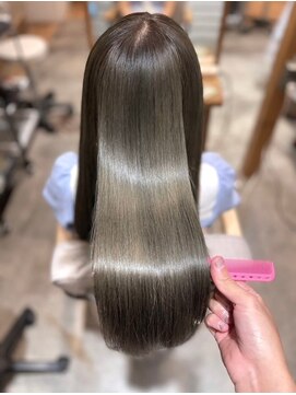 モアナ バイ ヘッドライト 松山(Moana by HEADLIGHT) Moana【松山】#髪質改善#トリートメント#オリーブベージュ