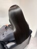 【縮毛矯正】カット＋ダメージレスストレート＋HITAセラムミルクプレゼント〕