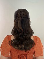 ミンクスオーバー(MINX OVER)&nbsp;【ヘアセット】ハーフアップ