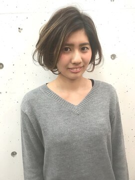 ヘアーサロン カーブ(HAIR SALON CURVE) ハイライト＋グラーデェーションボブ