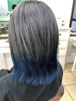 グラスペディア(graspedia)&nbsp;裾カラー　ブルー　グラスペディア