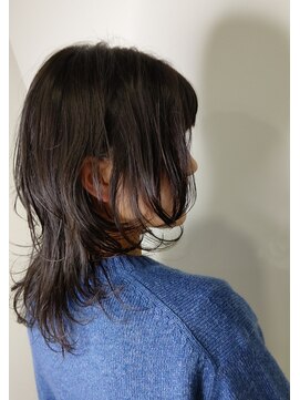 ヘアー ル シェーヌ キューブ(hair le chene CUBE) フリンジカール×ウルフシルエット