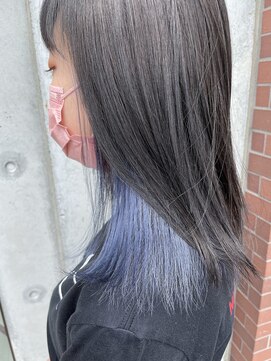 ウィズ(WITH) 【インナーカラー×ブルーシルバー】