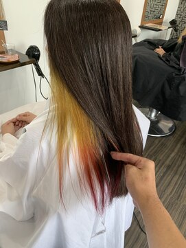 ヘアメイク エイト キリシマ(hair make No.8 kirishima) 【インナーカラー 煉獄様】