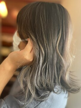 アンジー(an'gie) ふんわり柔らかハイライト 白髪ぼかし