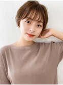 イメチェン/ホワイトブロンド/外ハネボブ/美髪/上大岡