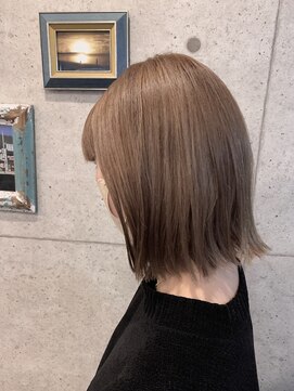 リノ(Lino) 切りっぱなしミルクティーベージュ