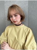 【Lond naitre Naomi】ペールベージュのボブ