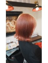 ボアップ 京橋店(boappu)&nbsp;#オレンジカラー #ブリーチカラー #ミディアム