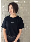 ハンサムショート/ショートカット/ショートボブ/オージュア
