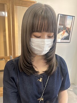 ニール シトロン 名古屋 伏見 丸の内(NEELU citron) 【Neeluscuro_yuna】アンブレラカラー×レイヤーカット