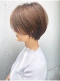大人かわいい大人ショートボブ