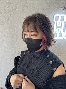 ヘアーワークス ヘルム 渋谷店(HAIR WORKS HELM) 【 HELM】かわいいイヤリングカラー☆