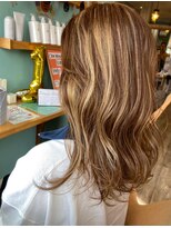 ヘアサロン ワンワールド(Hair Salon One World)&nbsp;ハイライトミルクティーベージュ