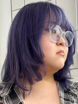 ウィコ 新宿(WICO) アメジストパープル[新宿駅/デザインカラー/レイヤーカット]