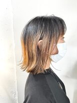 ヴァージ(Verge)&nbsp;レイヤーカット/ウェーブパーマ/前髪/こなれミディ[代官山駅]