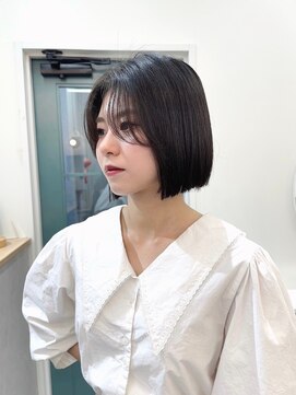 ヒョンミョン ライズバイレボ 柏西口店(hyon myon/RISEbyREVO) タッセルボブ/流れる顔周りカット