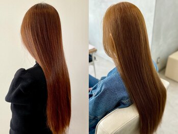 レヴィア(REVIA)の写真/ナチュラルで柔らかい素髪のようなストレートが叶う◎ダメージを最小限に抑え理想の美髪へ♪