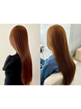 ナチュラルで柔らかい素髪のようなストレートが叶う◎ダメージを最小限に抑え理想の美髪へ♪