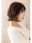 □インナーカラー外ハネ抜け感くびれボブ401-2北浦和20代30代
