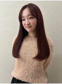 オレンジブラウン/暖色カラー/近鉄奈良/顔まわり/前髪/学割/暖色