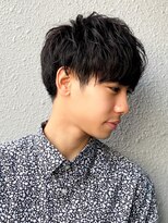 エルマーク 神戸三宮(L-MARK) シャドウパーマメンズカットスパイラルパーマツイスパ波巻き