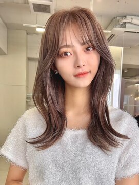 ジーナリア(Xena ria) フェイスレイヤー/姫カットレイヤー/マロンベージュ★27
