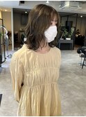 透明感抜群♪20代30代ブリーチなしオリーブグレージュ