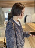 前上がりボブ