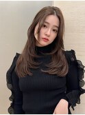 トレンドレイヤー×ワンカール×韓国ヘア×可愛い顔まわり〔川又