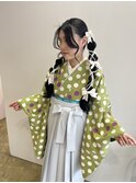 袴ヘアセット＊