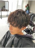 イメチェン/レッドブラウン/フルバング/似合わせカット/愛甲石田