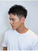 サーフカール/スパイキーショート/ブルーブラック/名駅31