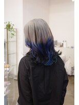 リュト(Lute)&nbsp;グレーベージュ×ブルー