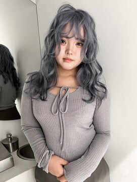 キオク(KIOX) ブルーカラー/水色カラー/名古屋/栄/ハイトーン/ブリーチカラー