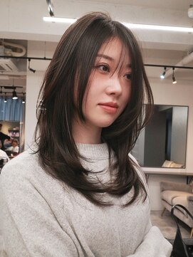 ジアン テラス(GIEN TERRASSE) レイヤーカット韓国レイヤー韓国ヘア/岸本