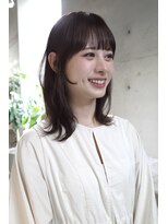 サン(son)&nbsp;マロンベージュ　× ミディアムレイヤー