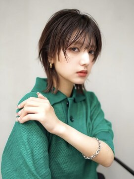 ギークス(GEEKS) 【GEEKS渋谷】冬カラー/ミディアムレイヤー/ウルフ/顔周りカット